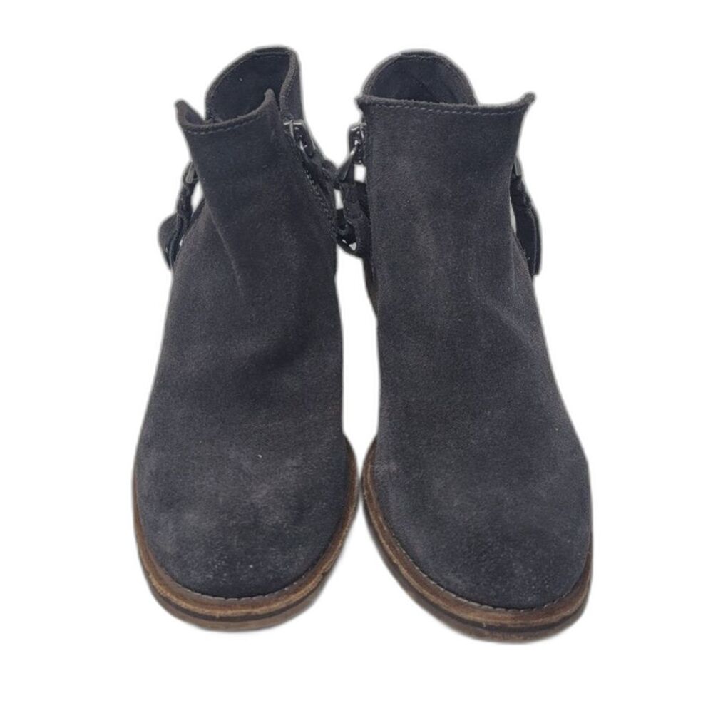 Dolce Vita Gray Leather Booties